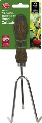 ambassador-ash-handle-stainless-steel-hand-cultivator