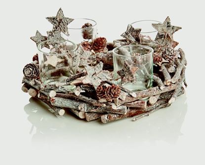 premier-sparkle-twig-round-4-tea-light-candle-holder