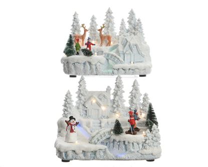 kaemingk-led-fibre-optic-village