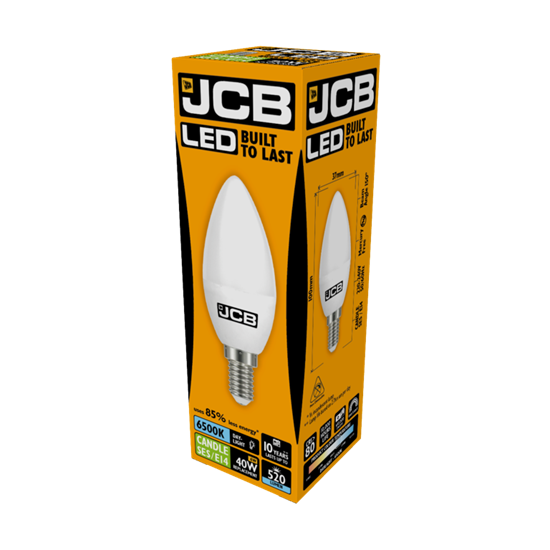 jcb-led-candle-470lm-opal-6w