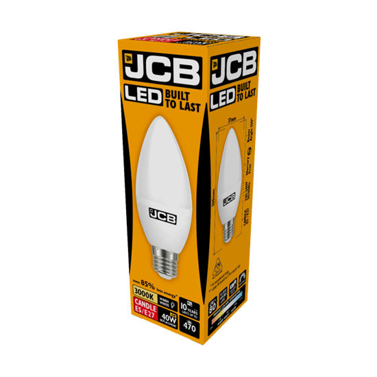 jcb-led-candle-470lm-opal-6w