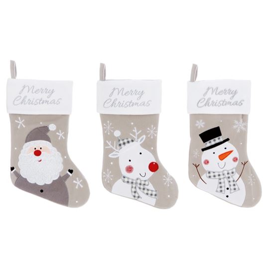 premier-assorted-xmas-stocking-santa-snowman--reindeer
