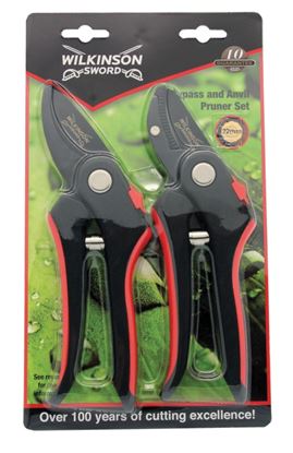 wilkinson-sword-bypass--anvil-pruners-settwin-pack