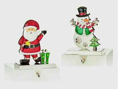 premier-santa-snowman-stocking-hanger