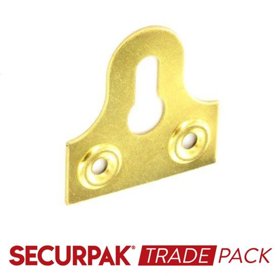 securpak-glass-plate-slotted-brass-plated-32mm