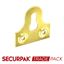 securpak-glass-plate-slotted-brass-plated-32mm