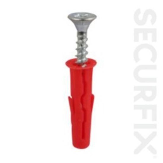 securfix-general-purpose-red-plugs-with-screws