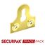 securpak-glass-plate-slotted-brass-plated-38mm