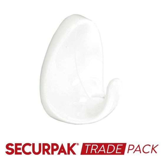 securpak-oval-self-adhesive-hook-white-l
