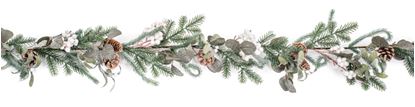 premier-glitter-eucalyptus-garland-mistletoe-berry