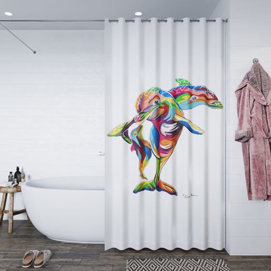steven-brown-hannah-mcwave-shower-curtain