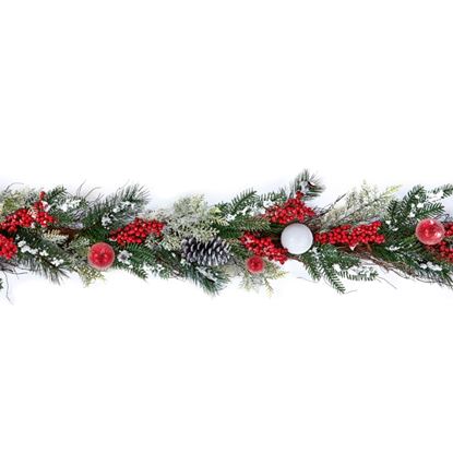 premier-red-white-berry-garland