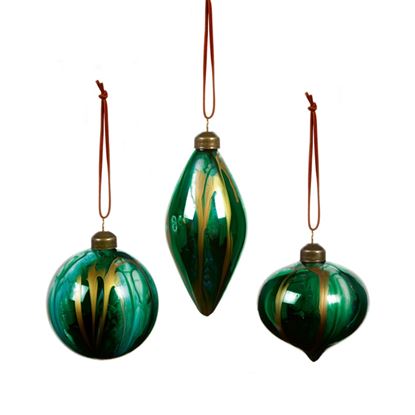 premier-marble-glass-shape-baubles-3-assorted