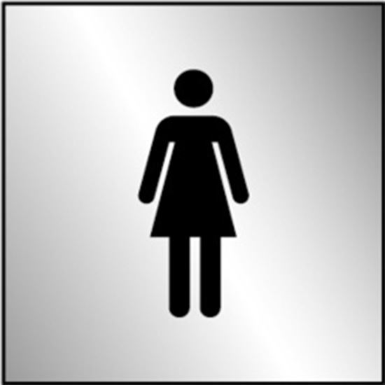 securit-metal-lady-symbol