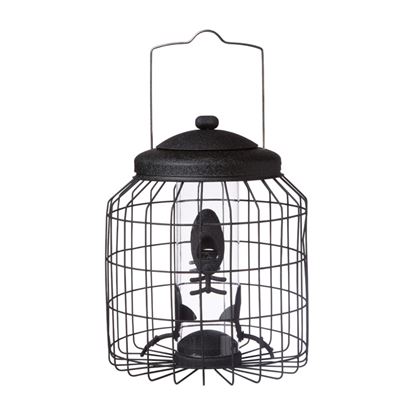 ambassador-heavy-duty-black-squirrel-proof-seed-feeder