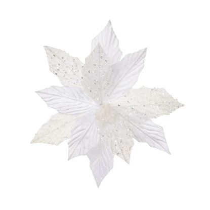 premier-white-glitter-leather-poinsettia