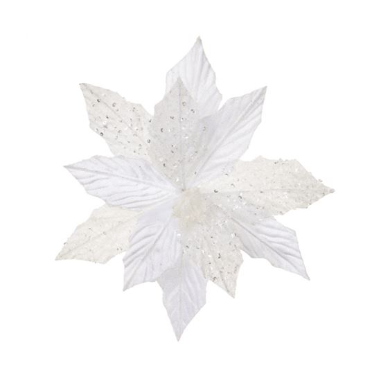 premier-white-glitter-leather-poinsettia