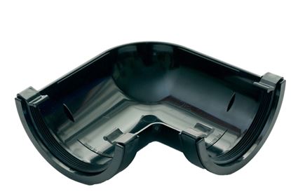 pipelife-mini-flow-gutter-90-angle-black