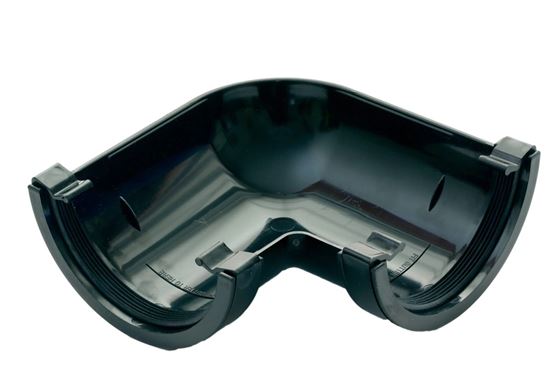 pipelife-mini-flow-gutter-90-angle-black