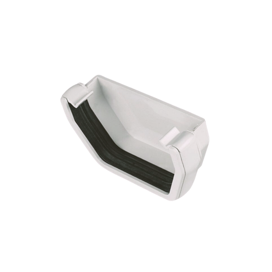 kayflow-rainwater-square-external-stop-end-white