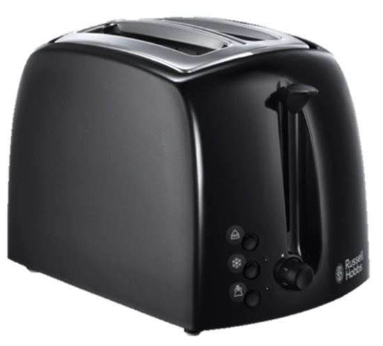 russell-hobbs-textures-toaster-black