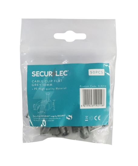 securlec-cable-clip-flat-grey