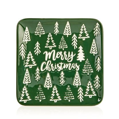 premier-merry-christmas-with-trees-square-plate