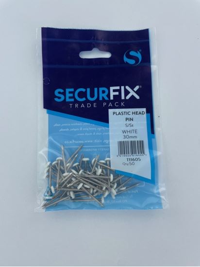securfix-stainless-steel-plastic-headed-pin-white-30mm