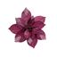 premier-plum-velvet-poinsettia-with-gold-sequins-clip-on
