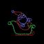 premier-flexibrights-santa-sleigh-239-led