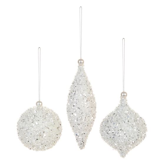 premier-white--silver-tinsel-sequin-hanging-decoration