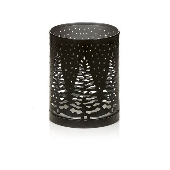 premier-black--silver-metal-tree-scene-tea-light-holder