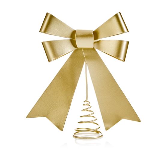 premier-gold-metal-bow-tree-topper