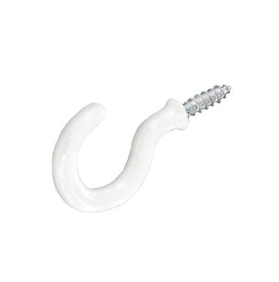 securpak-cup-hook-shouldered-white-50mm