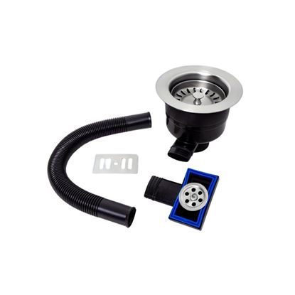 top-fix-kitchen-sink-strainer-waste-with-overflow