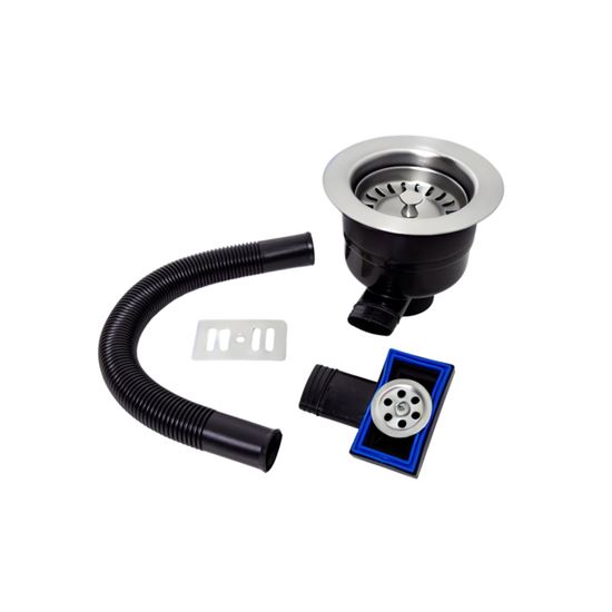 top-fix-kitchen-sink-strainer-waste-with-overflow