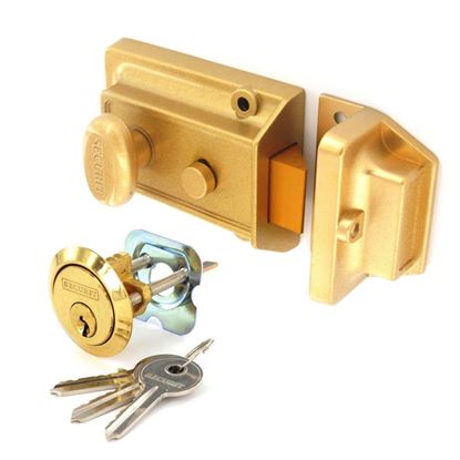 securit-champagne-finish-nightlatch-brass-cylinder