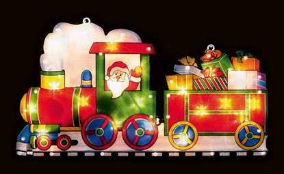 premier-santa-in-train-with-gifts-silhouette