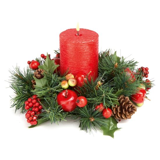 premier-apple-cone--berry-candle-ring