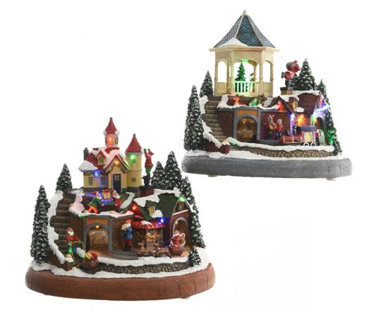kaemingk-led-village-scene-with-moving-train