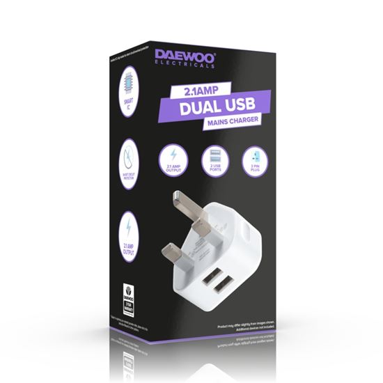 daewoo-dual-usb-mains-charger