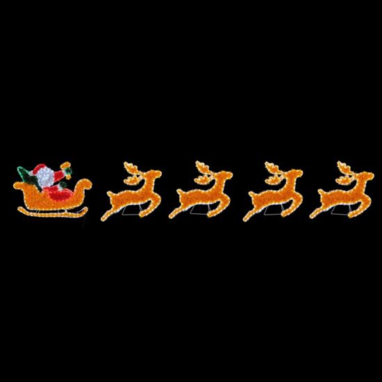 premier-tinsel-santa-sleigh