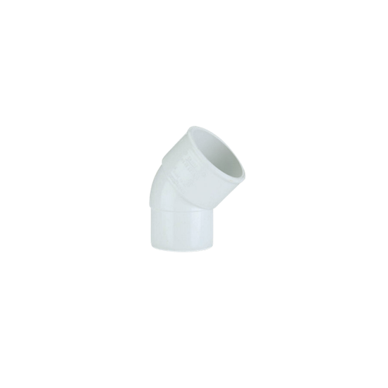 davant-solvent-weld-spigot-45-bend-white