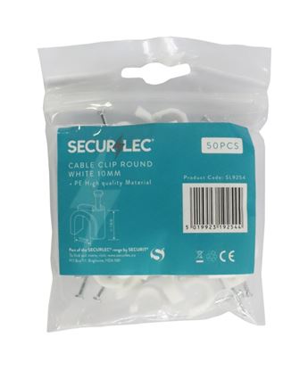 securlec-cable-clip-round-white