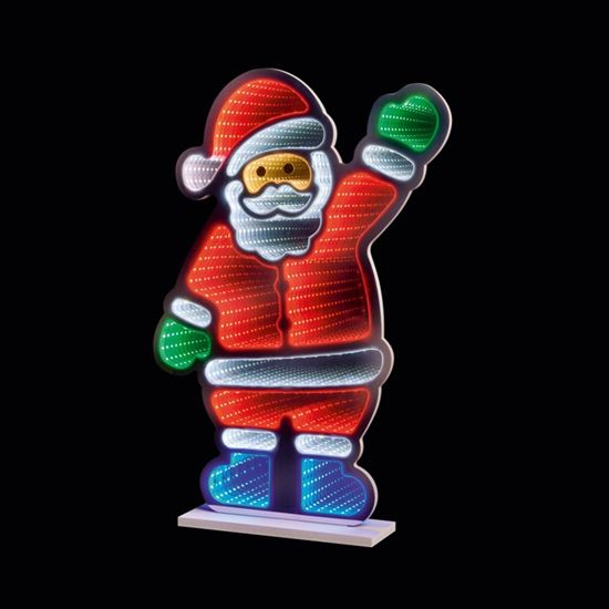 premier-waving-santa-infinity-mirror