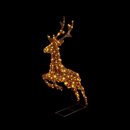 premier-multi-action-rattan-effect-prancing-stag