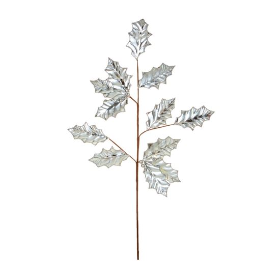 premier-silver-metallic-holly--berry-stem