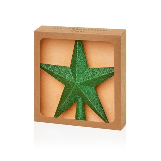 premier-dark-green-glitter-tree-top-star