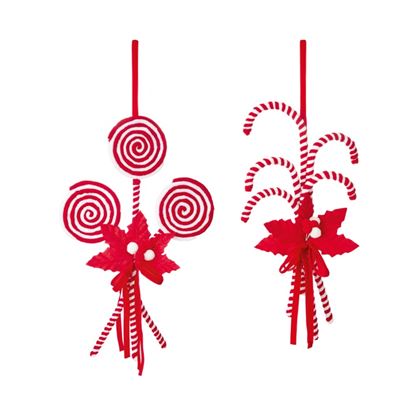 premier-candy-cane-bunch-hanging-decoration