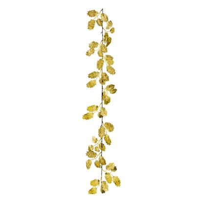 premier-gold-metallic-holly-garland